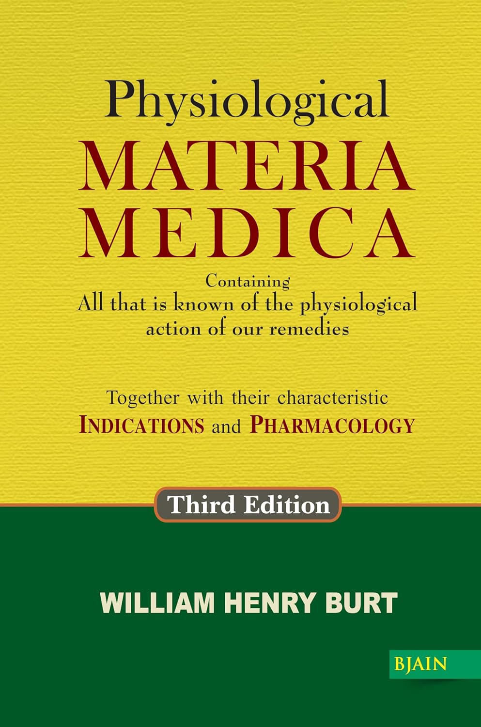Physiological Materia Medica