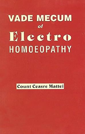Vade Mecum Of Electro Homoeopathy