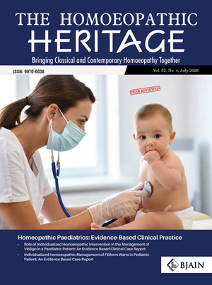 Homeopathic Heritage July Issue 2026