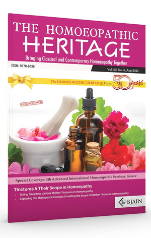 The Homeopathic Heritage - August 2024