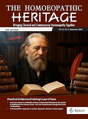 THE HOMOEOPATHIC HERITAGE - Bringing Classical and Contemporary Homoeopathy Together (September 2025)
