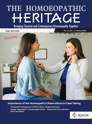 THE HOMOEOPATHIC HERITAGE - Bringing Classical and Contemporary Homoeopathy Together (October 2025)