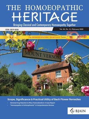 THE HOMOEOPATHIC HERITAGE - Bringing Classical and Contemporary Homoeopathy Together (FEBRUARY 2025)