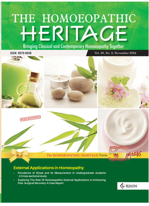 The Homoeopathic Heritage (NOVEMBER 2024)