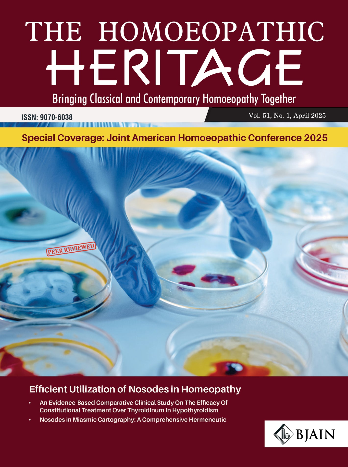 Find The Homeopathic Heritage – April 2025