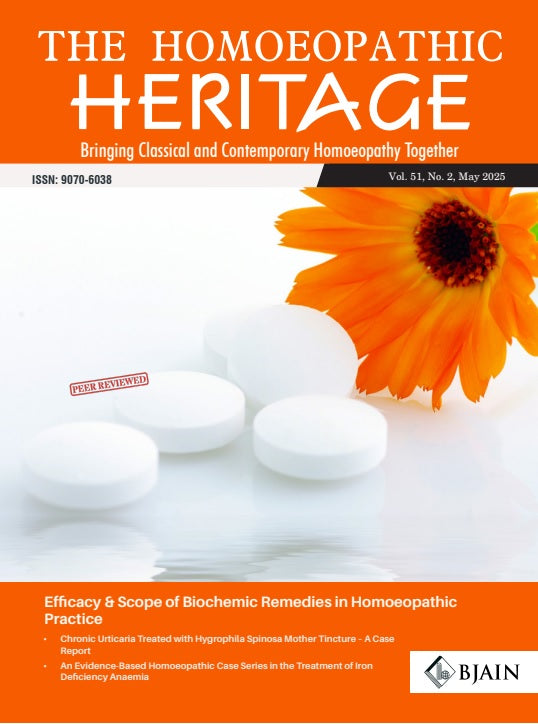 The Homoeopathic Heritage May 2025 Issue