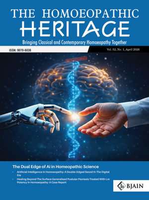 Find The Homoeopathic Heritage April 2026 Issue