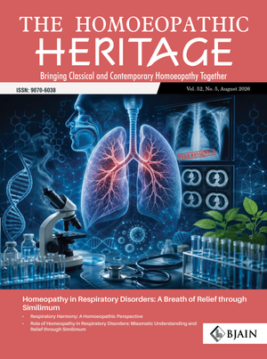 The Homeopathic Heritage August Issue 2026