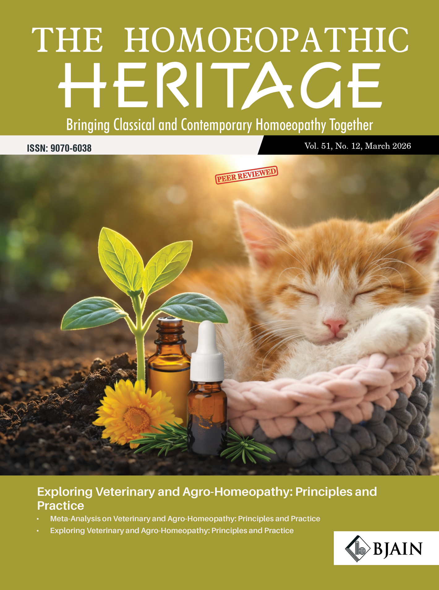 Find The Homoeopathic Heritage March 2026 Issue