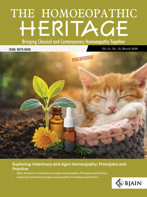 Find The Homoeopathic Heritage March 2026 Issue