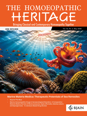 The Homoeopathic Heritage May 2026 Issue