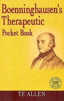 Boenninghausens Thera. Pocket Book