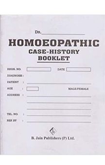 Homoeopathic Case History Booklet