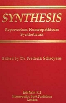 Synthesis Repertorium Homeopathicum Syntheticum Edition 9.1